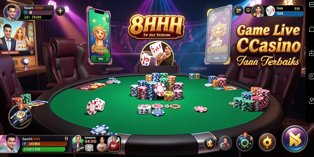 Tampilan gameplay Live Casino yang mengasyikkan dan interaktif.
