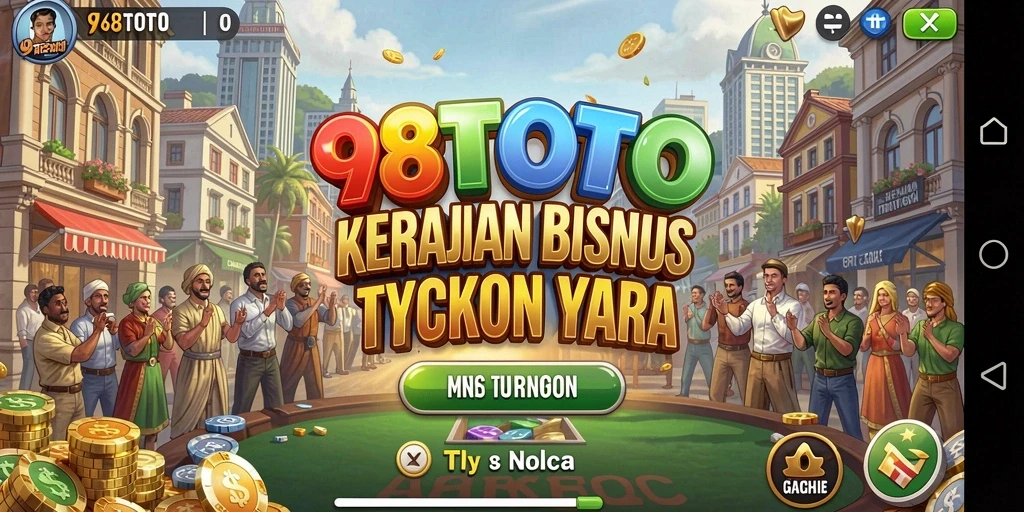 Tampilan gameplay Tycoon yang mendebarkan dari 98TOTO.