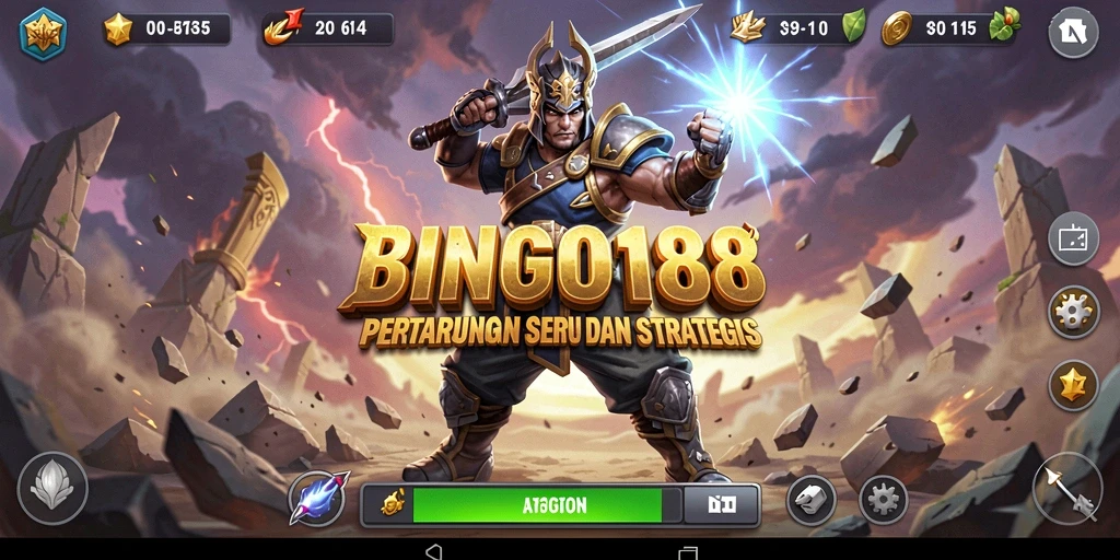 Gameplay menarik BINGO188 dengan pertarungan seru dan karakter unik.