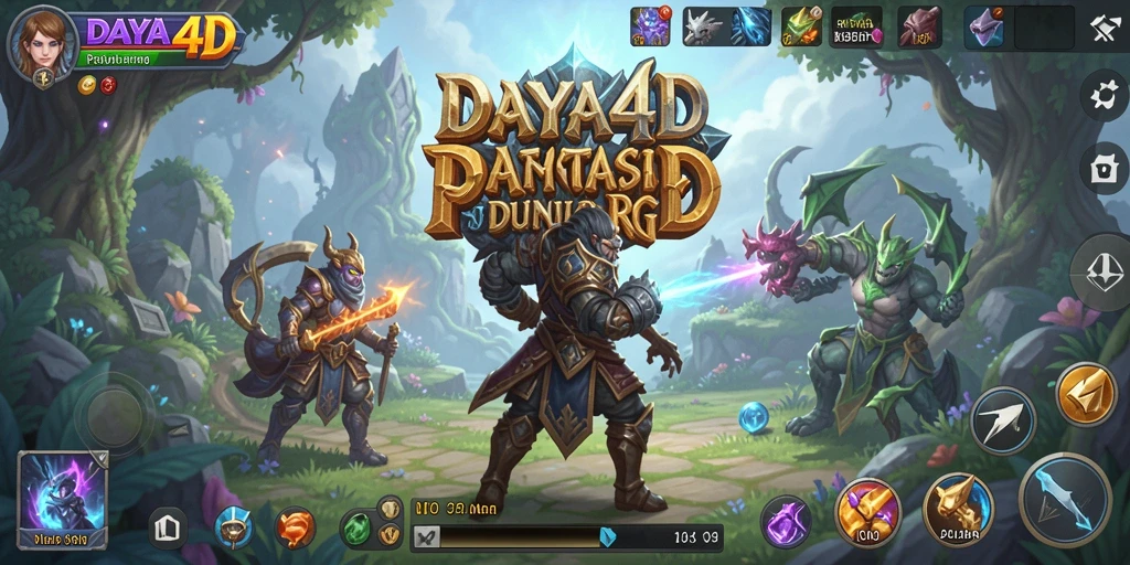 Tangkapan layar DAYA4D menampilkan aksi pertarungan seru dalam dunia RPG.