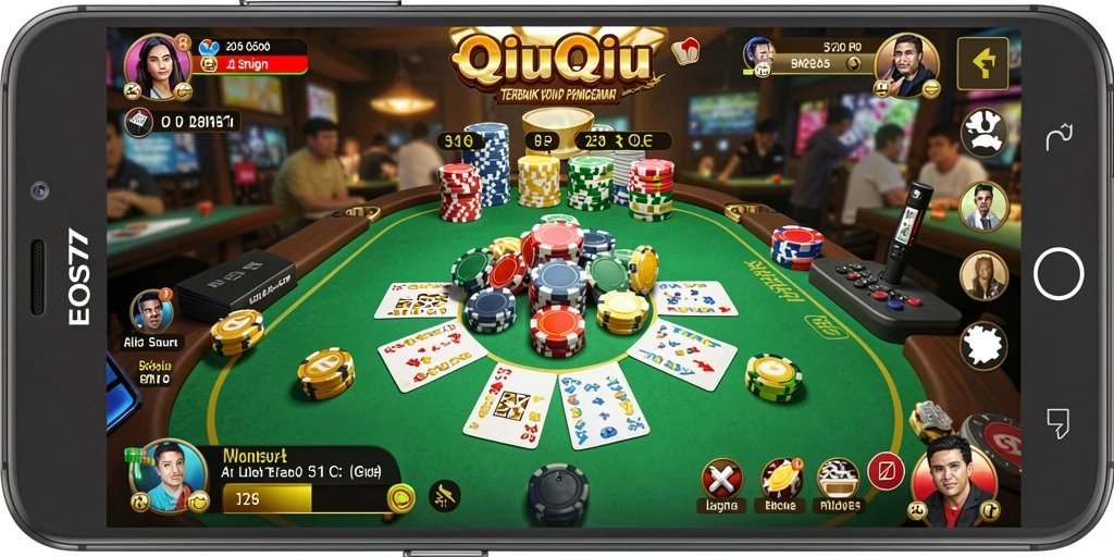 Tampilan gameplay seru dari EOS77 dengan teman-teman.