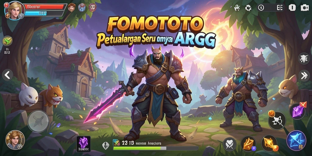 Tampilan gameplay ARPG yang menarik dalam FOMOTOTO.