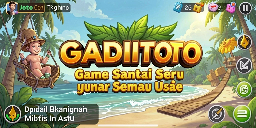Tampilan gameplay GADAITOTO yang seru dan penuh warna.