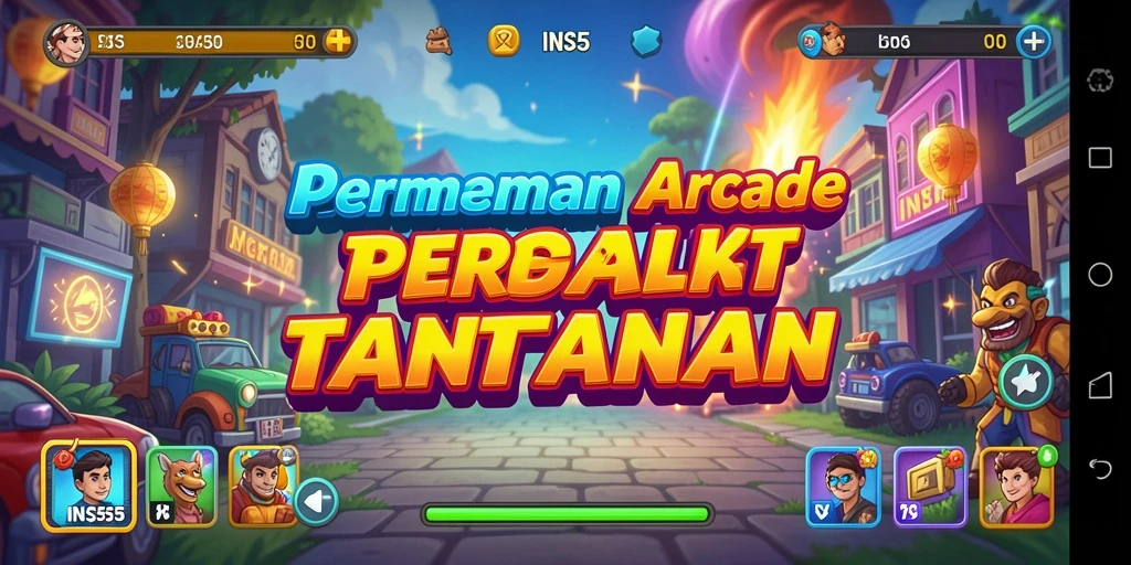 Screenshot menampilkan momen seru dari gameplay INS55 yang penuh tantangan.