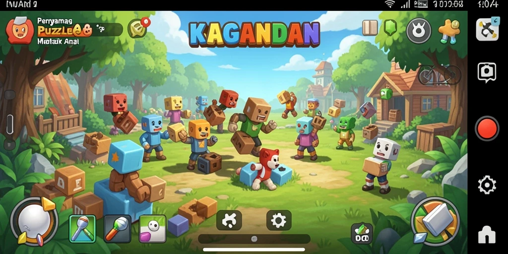 Tampilan menarik gameplay KAGANDAN yang menantang.
