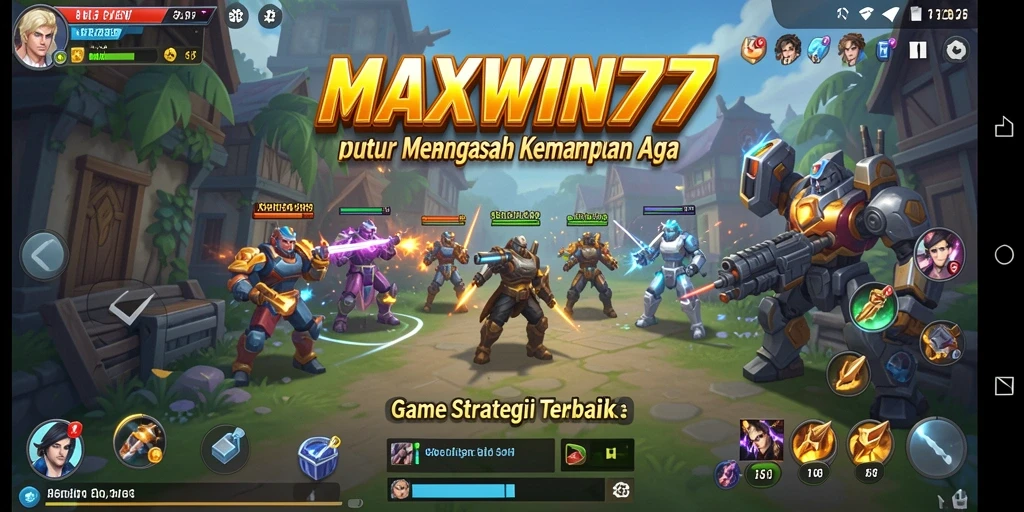 Tampilan gameplay menarik dari MAXWIN77 dengan strategi mendalam.