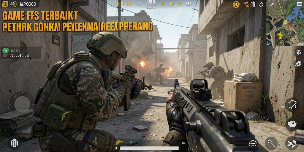 Screenshot MPO303 menampilkan aksi seru dalam game FPS.