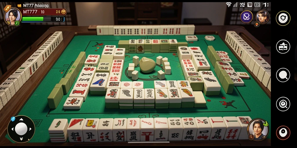 Tampilan gameplay seru dan menantang dari MT777 Mahjong.