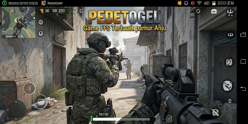Gameplay PEDETOGEL yang menarik di arena pertempuran.