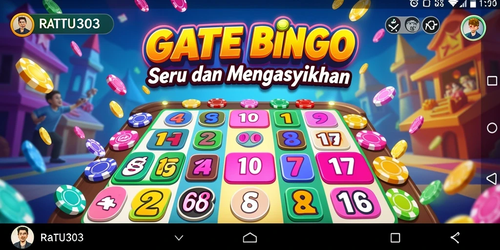 Tampilan gameplay seru dalam permainan Bingo RATU303.