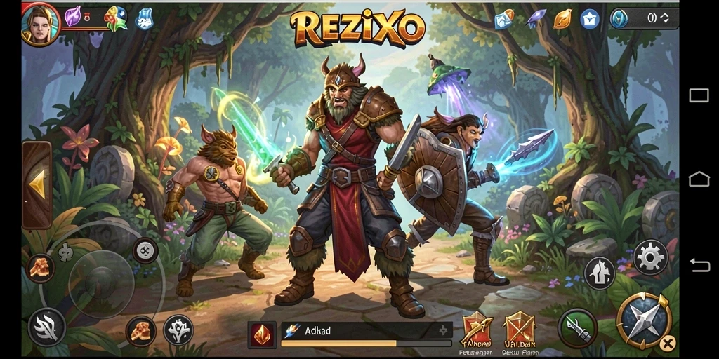 Tampilan gameplay seru dari REZIXO yang menarik perhatian.