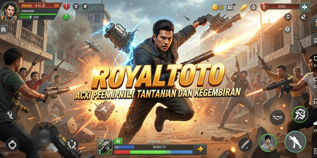 Screenshot gameplay ROYALTOTO yang menunjukkan aksi seru di dalam game.