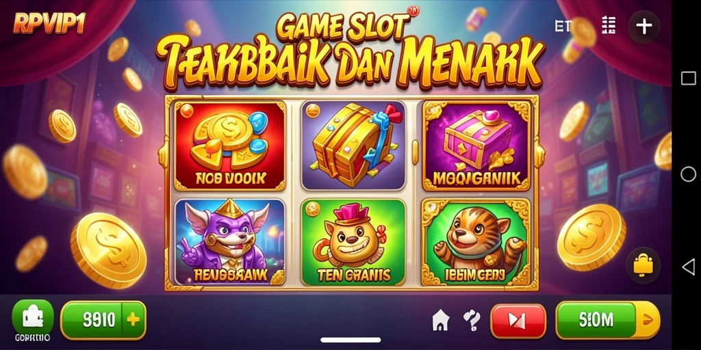 Tampilan menarik saat bermain RPVIP1 dengan fitur Slot yang seru.