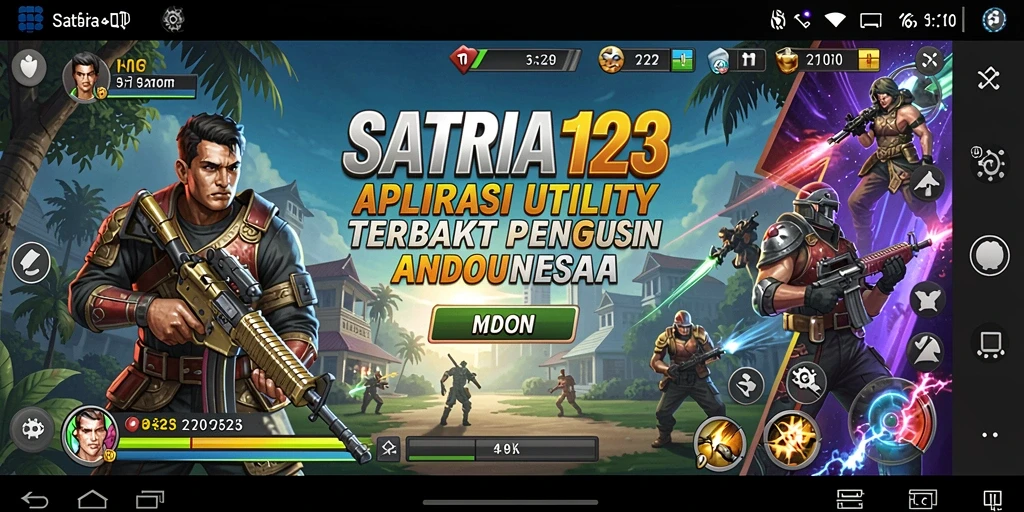 Tampilan antarmuka SATRIA123 yang intuitif dan user-friendly.