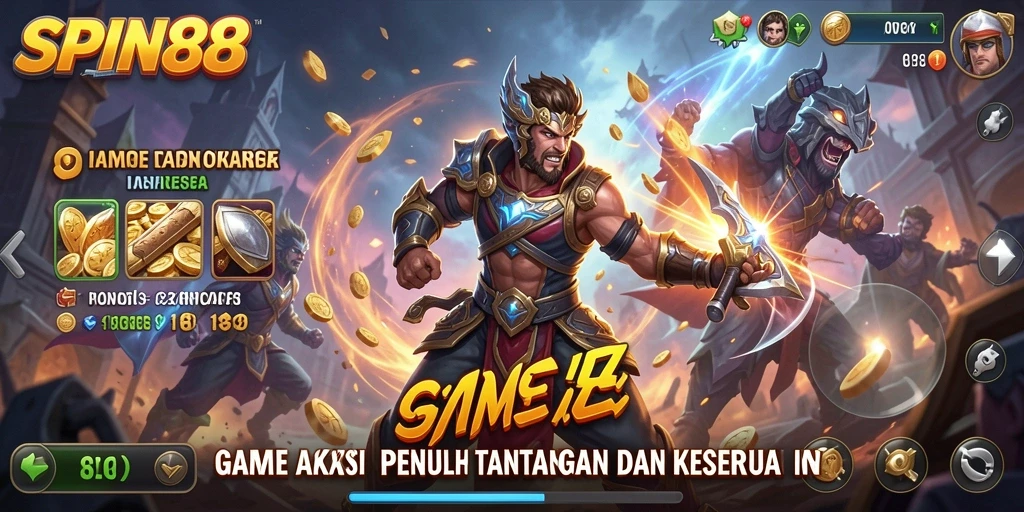 Tampilan gameplay SPIN88 yang menegangkan dan penuh aksi.