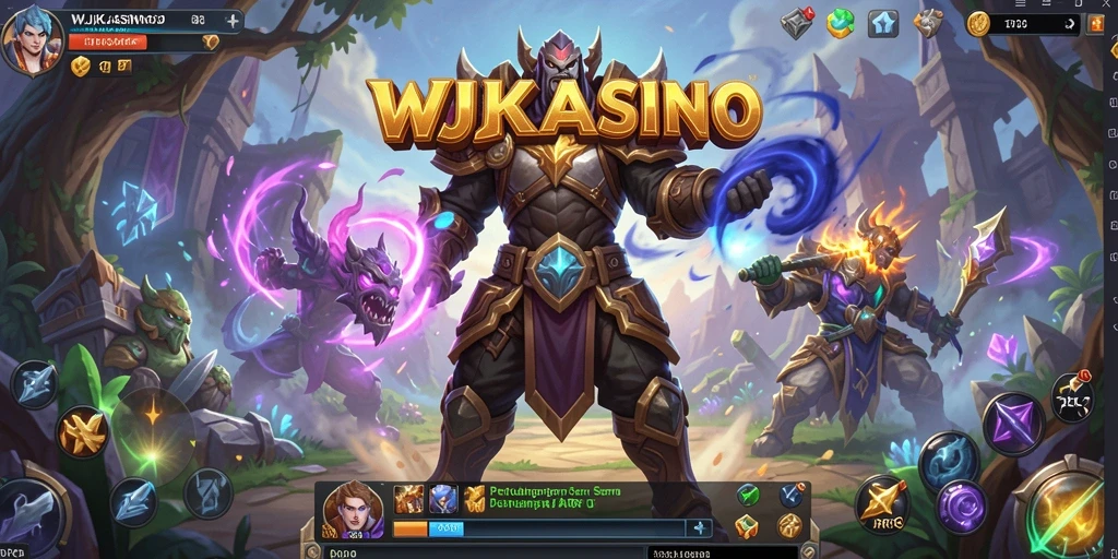 Tampilan impresif gameplay ARPG WJKASINO yang menarik.